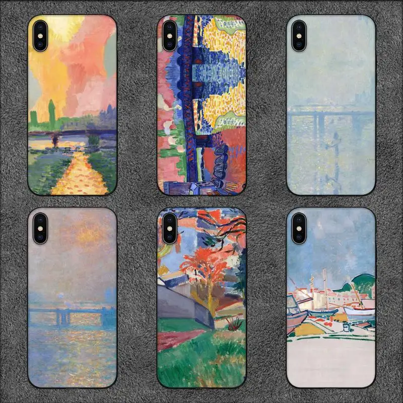 

Andre Derain Famous Painting Phone Case For iPhone 11 12 Mini 13 14 Pro XS Max X 8 7 6s Plus 5 SE XR Shell