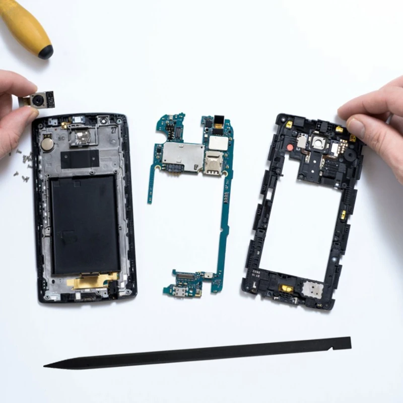 

10 Pieces Plastic Crowbar Dual Heads Disassembly Spudger Opening Tools Portable Pry Opening Spudger for Phone Notebook