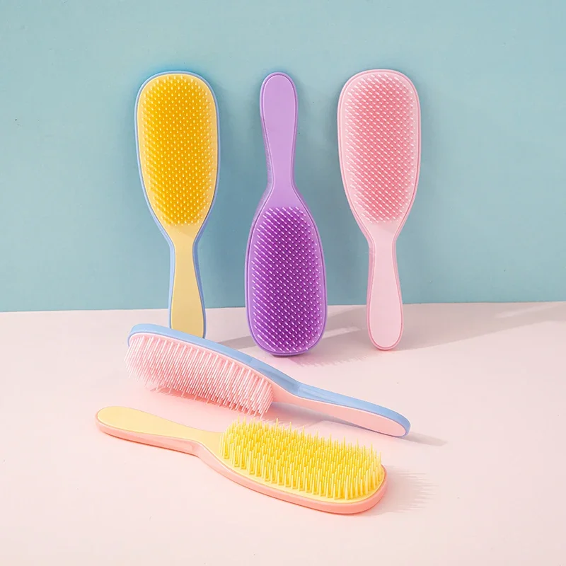 1 шт. Антистатическая расческа для волос с длинной ручкой