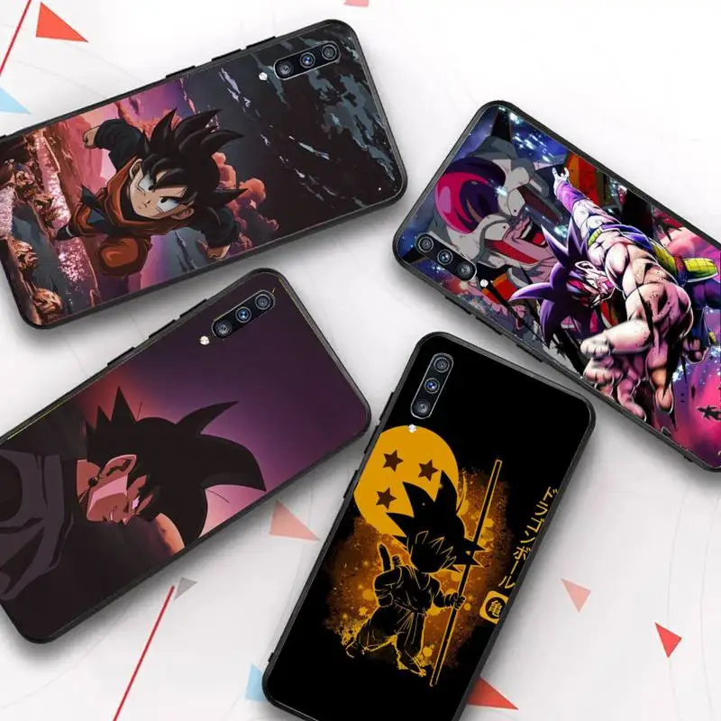

BANDAI Japanese Anime Dragon Ball Goku Phone Case for Samsung A51 A30s A52 A71 A12 for Huawei Honor 10i for OPPO vivo Y11 cover