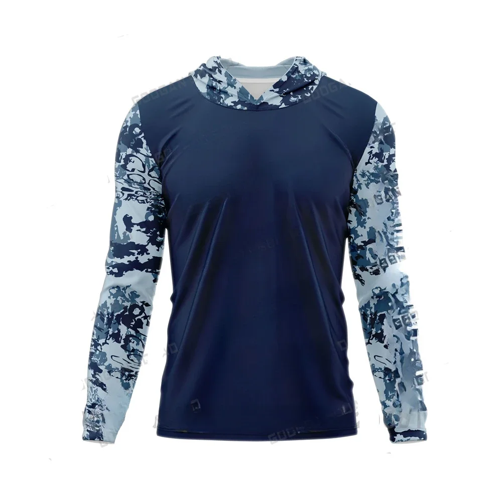 Мужская рубашка для рыбалки Squad Upf 50 охлаждающая толстовка с капюшоном