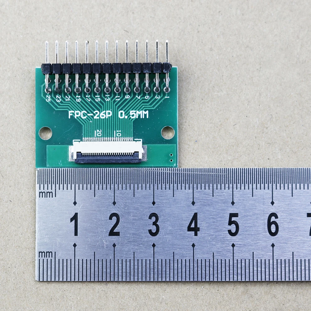 1 шт. FPC FFC плата адаптера 0 5 мм до 2 54 коннектор прямая игла и ИЗОГНУТЫЙ ШТИФТ 6 8 10 12 20