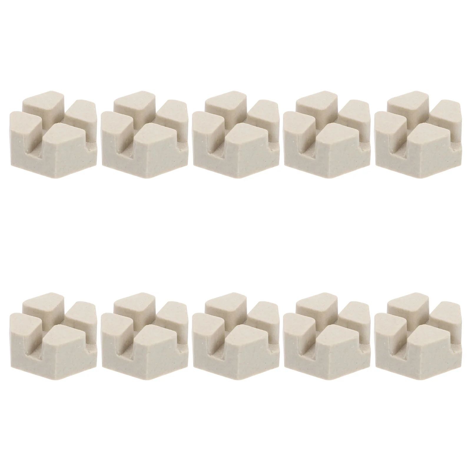 

10Pcs Coral Frag Plate Base for Aquarium Ceramic Coralline Coral Frag Racks