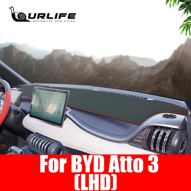 

Car Dashboard Cover Mat For BYD Atto 3 Yuan Plus 2022 2023 Right Hand Drive Dashmat Pad Dash Mat Covers Dashboard Accessories