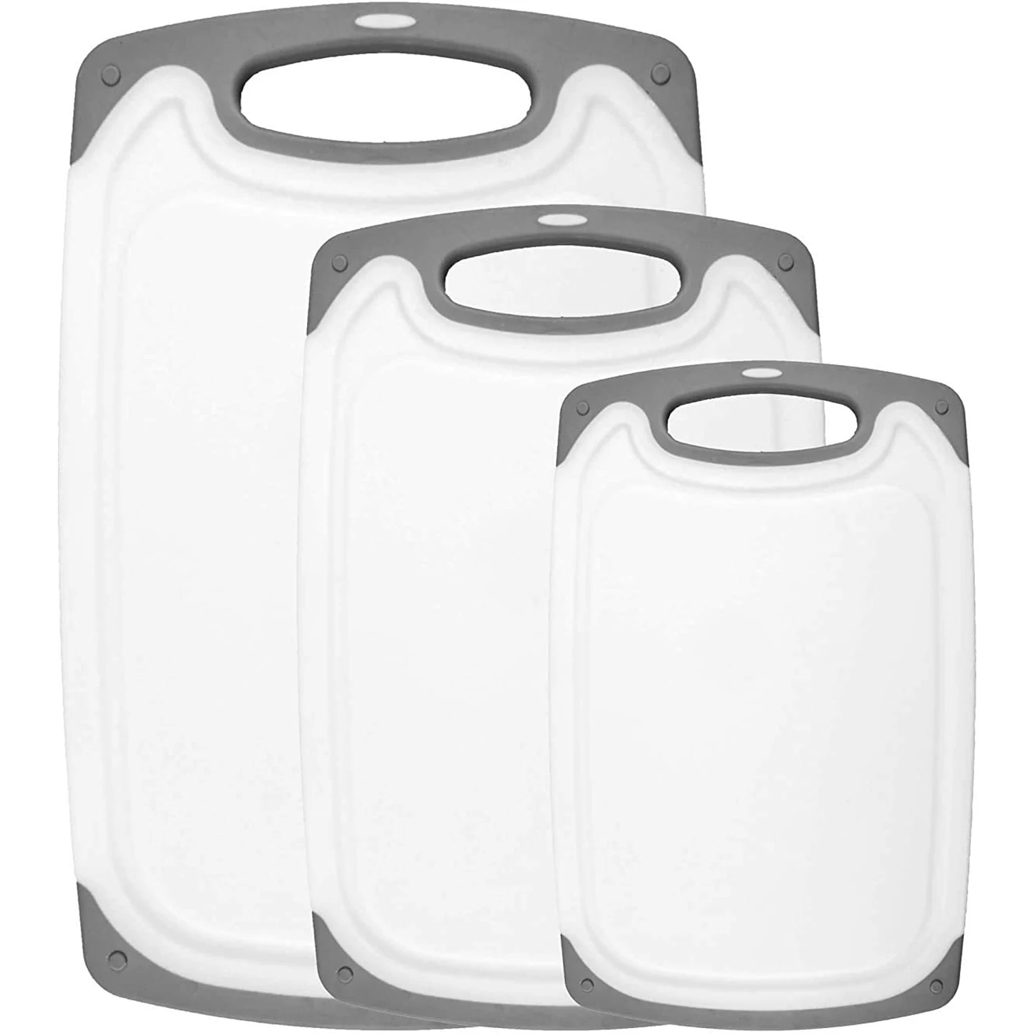 

Кухонные разделочные доски (набор из 3 штук)-зеркальная раковина, без перфорации, можно мыть в посудомоечной машине