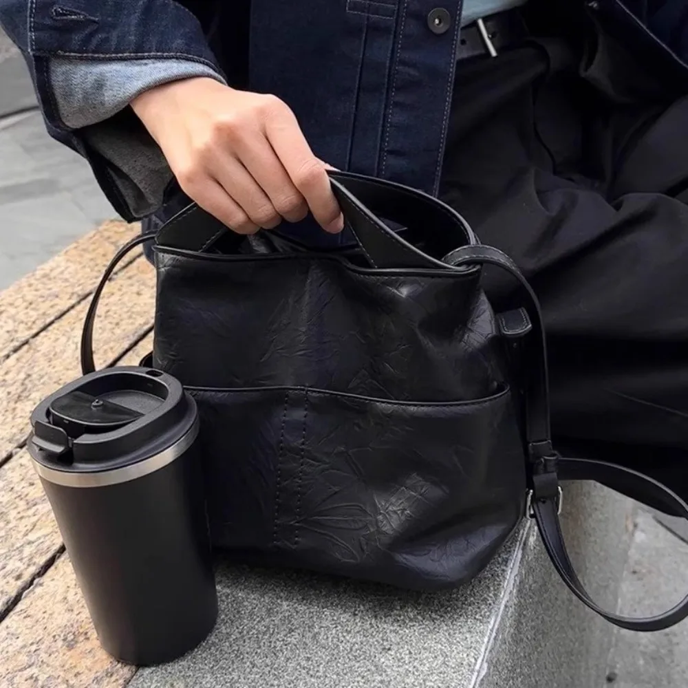 Водонепроницаемые сумки-ведра из искусственной кожи большая вместимость