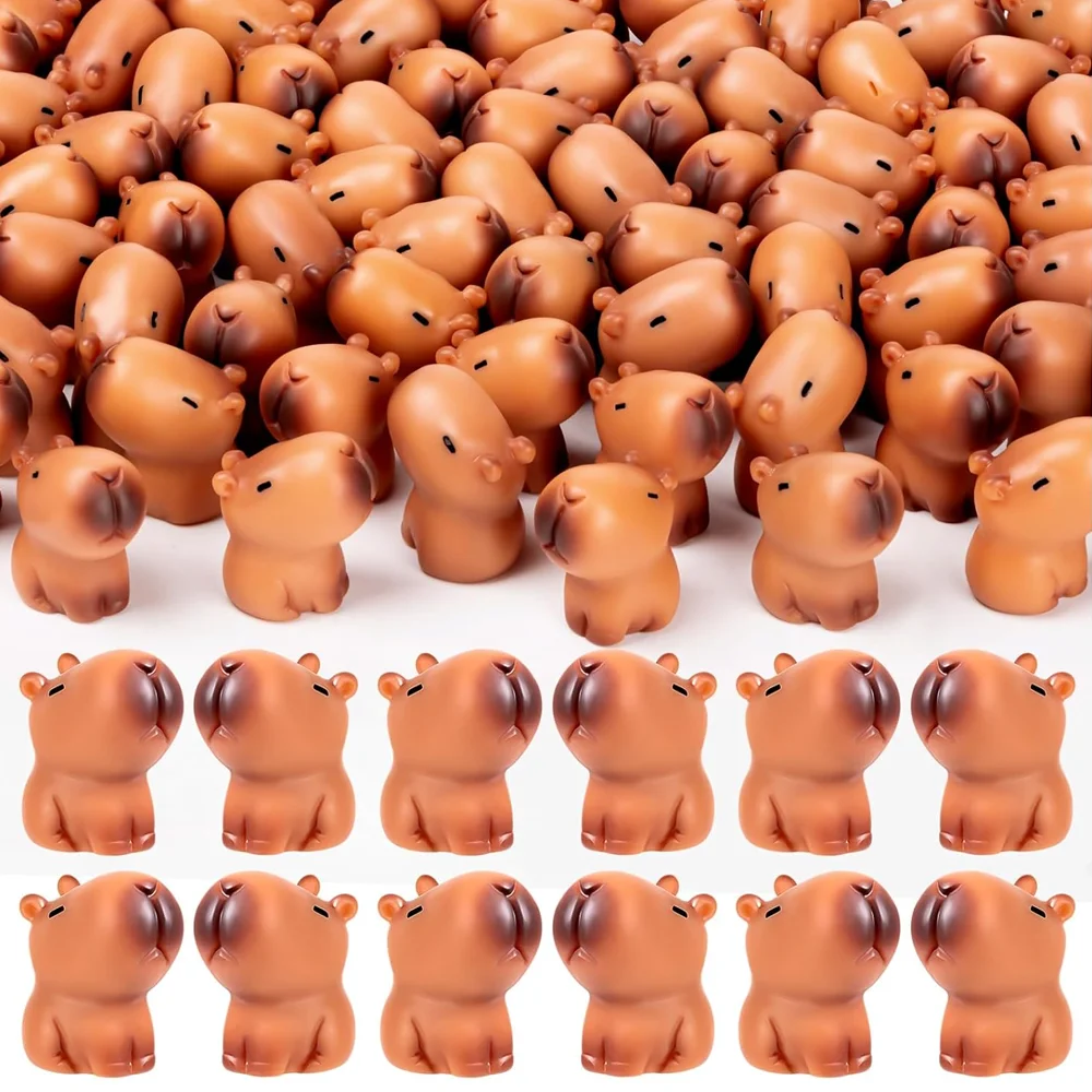 

Миниатюрные статуэтки капибар из смолы, 5/10 шт.