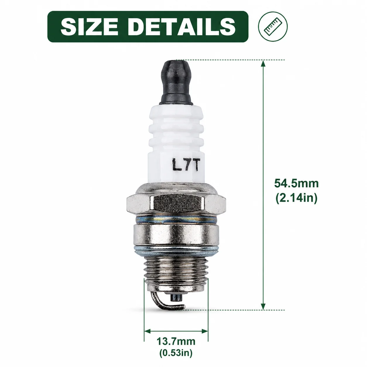 Свечи зажигания для замены NGK BPM7A BM6A L7T RCJ6Y RCJ7Y WSR5F WS8E Champion RJ19LM, подходят для 2-тактных бензопил и воздуходувок объемом 33-52 куб. см. (art.: 3920db0ebdd1e) - 3920db0ebdd1e