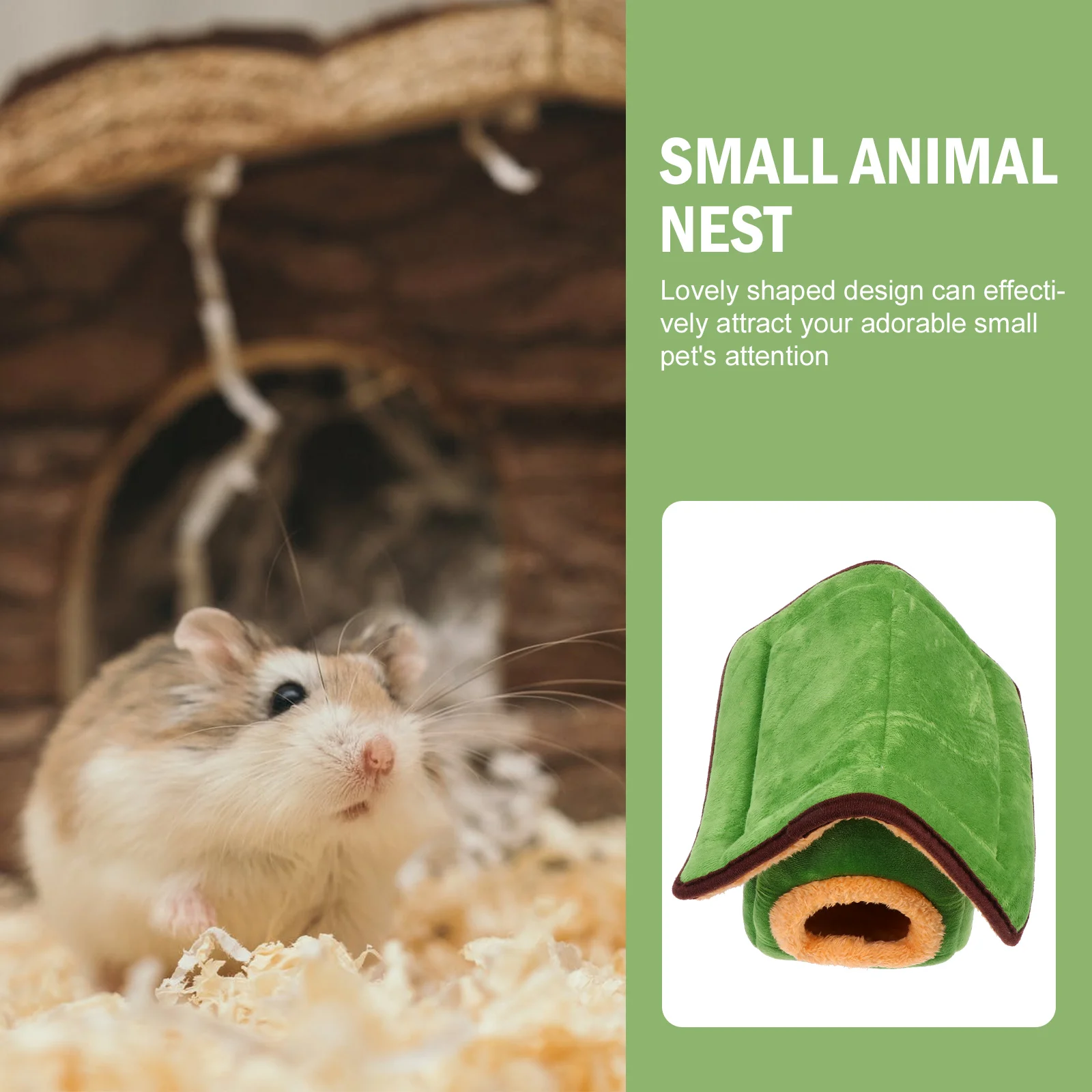 Гнездо для хомяка милый домик маленьких животных защита от холода губка домашних