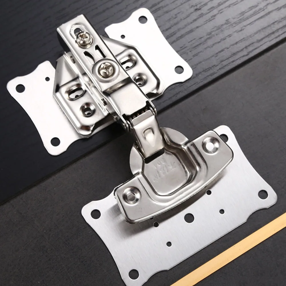 

Door Hinge Kitchen Cupboard Repair Kit Plate And Fixing Screws Cabinet Hinges Door Hinge Mounting Plate With Holes Flat