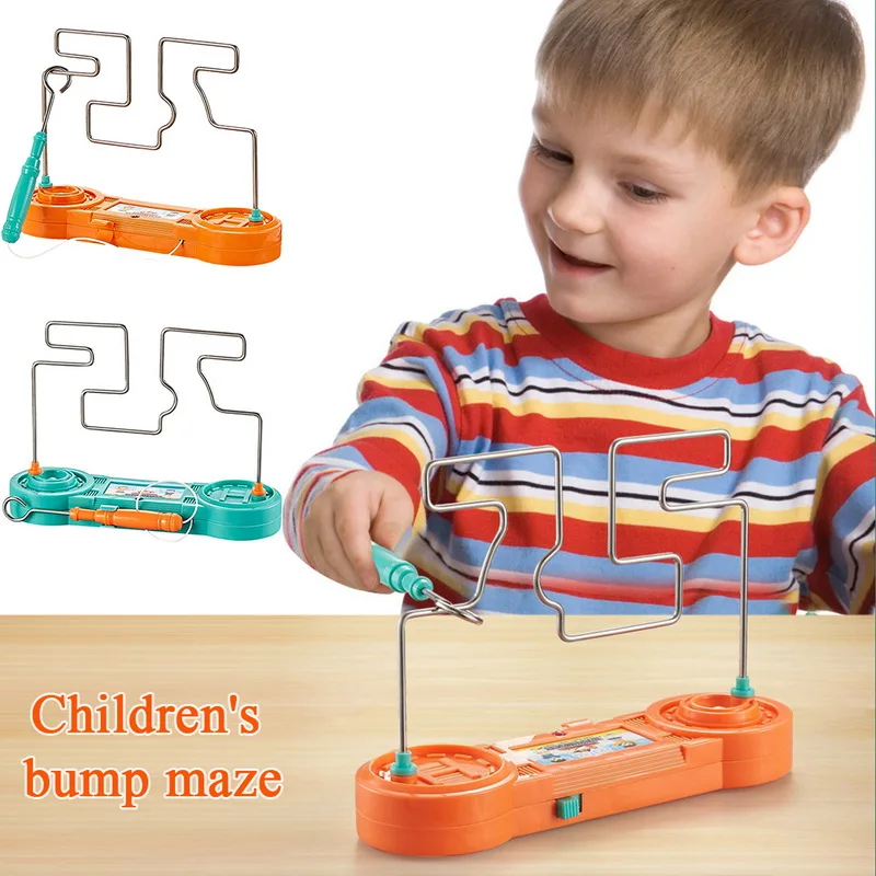 Children's Collision Electric Shock Toy Educational Touch Maze Game Science Experiment Early Education |