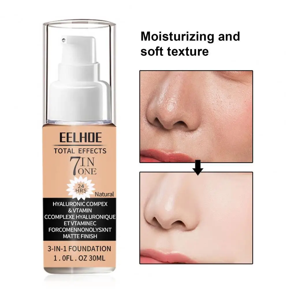 

10ML/20ML/30ML Modern Beauty Foundation Waterproof Easy to Carry Soft Texture Facial Cosmetics Foundation Concealer