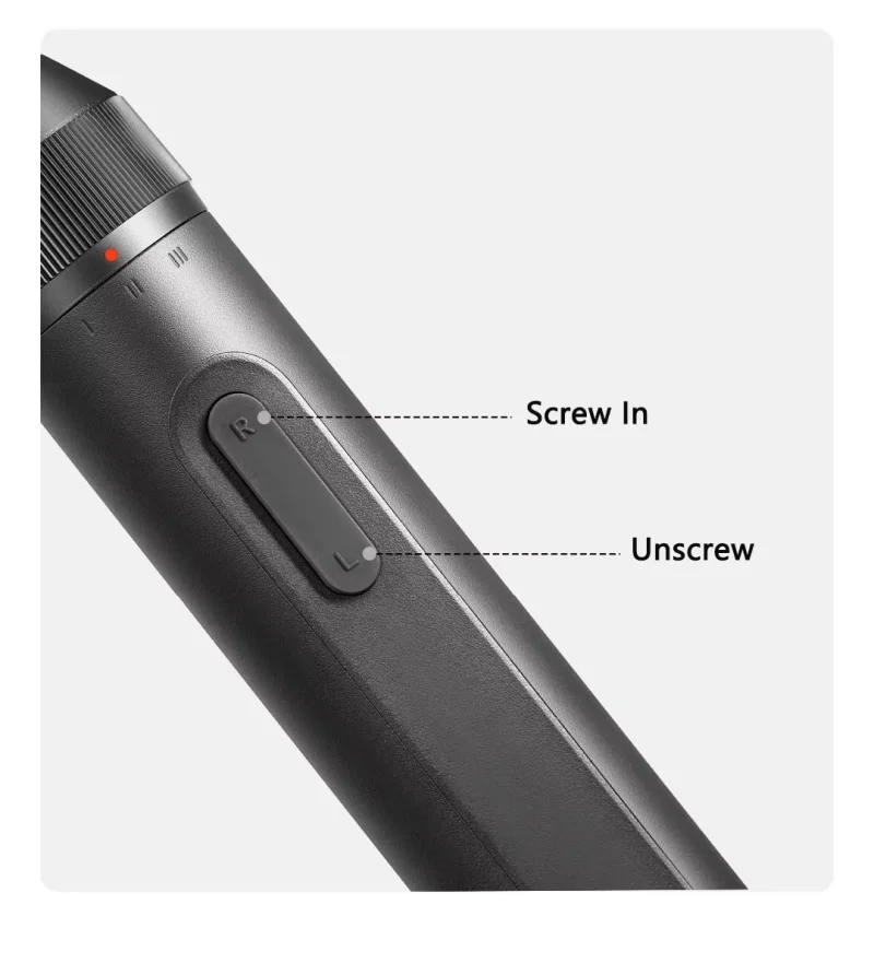 Фото Беспроводная отвертка Xiaomi Mijia с прямым шнуром, перезаряжаемая через USB-C, 3 режима крутящего момента, 4 Н·м, двойной режим, магнитные насадки, LED-подсветка, инструмент для домашнего ремонта №3