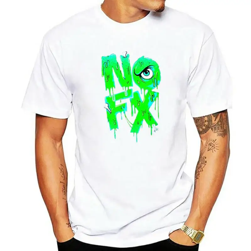 

Men's T-Shirt New Art NOFX Novelty Pure Cotton Tees Short Sleeve Hip Hop Fans T Shirts Round Neck Clothing Plus Size