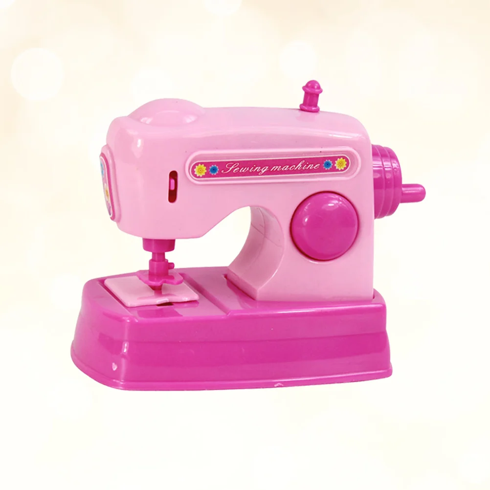 

Machine Sewing Toy Mini Play Kids Kid Electric Appliance Stitching Set Miniature Mending Little Toys Pretend Kitchen Appliances