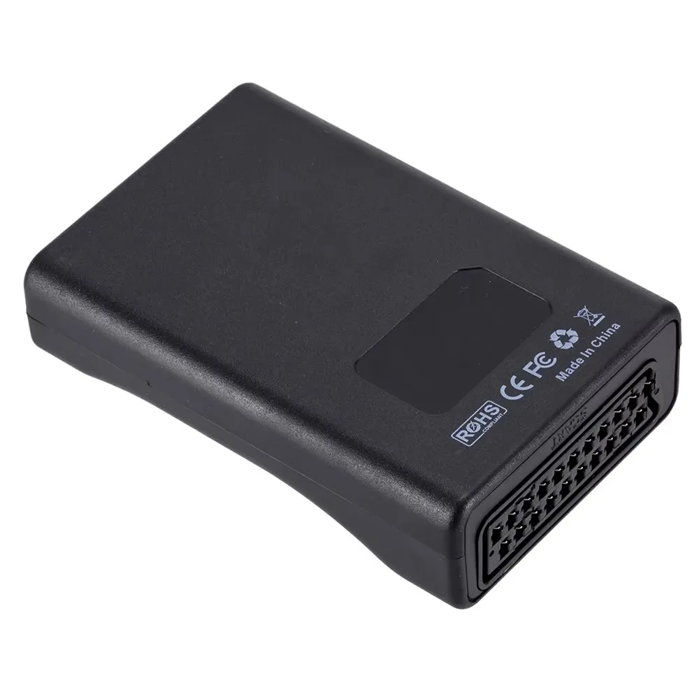 Фото Конвертер SCART в HDMI 1080P с кабелем питания, аудио-видео адаптер с функцией улучшения качества, Plug and Play для HDTV, Sky Box, STB, DVD №5