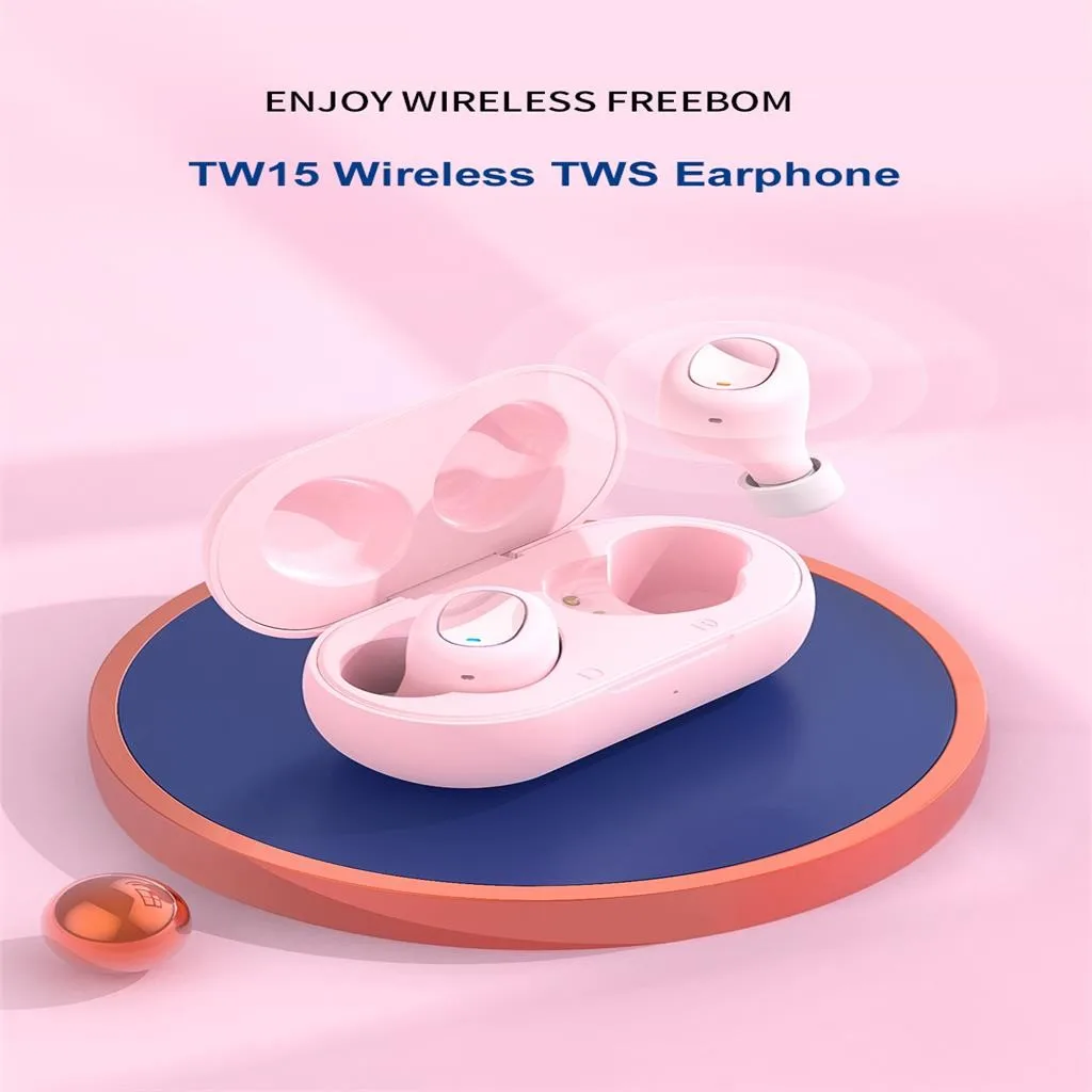 

Wireless Bluetooth Earphone with Charging Case, Hi-Fi Stereo IPX5 TWS Wireless Headphone Bluetooth Earbuds Headset hot selling