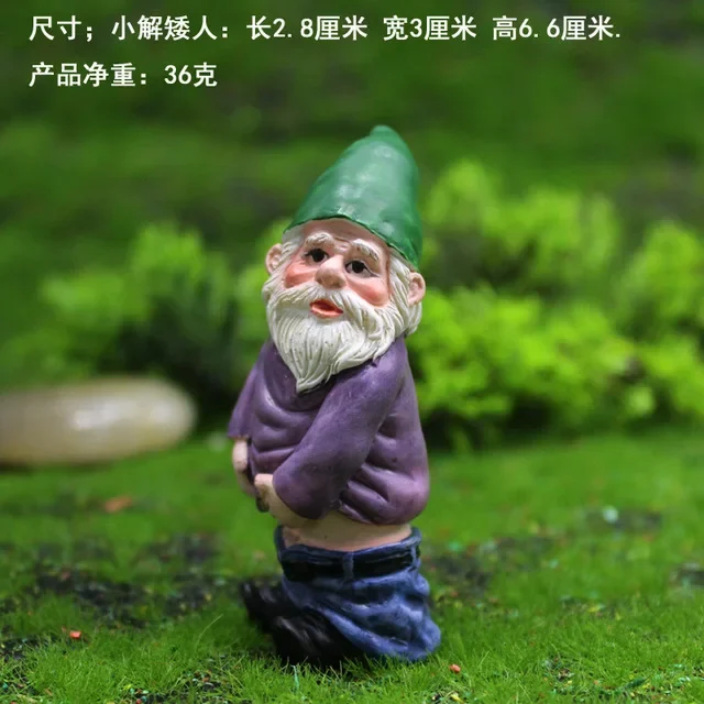 

Миниатюрная статуя гнома из смолы MOONBIFFY