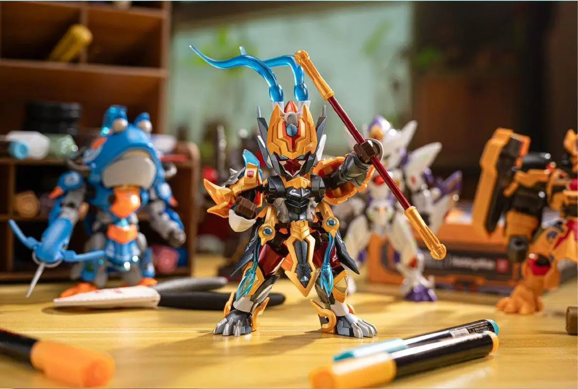 Фото Оригинальный китайский сборный набор Mecha Q-стиль: Фигурки Ao Bing Benboerba из серии Nuclear First Wave Blind Box №5