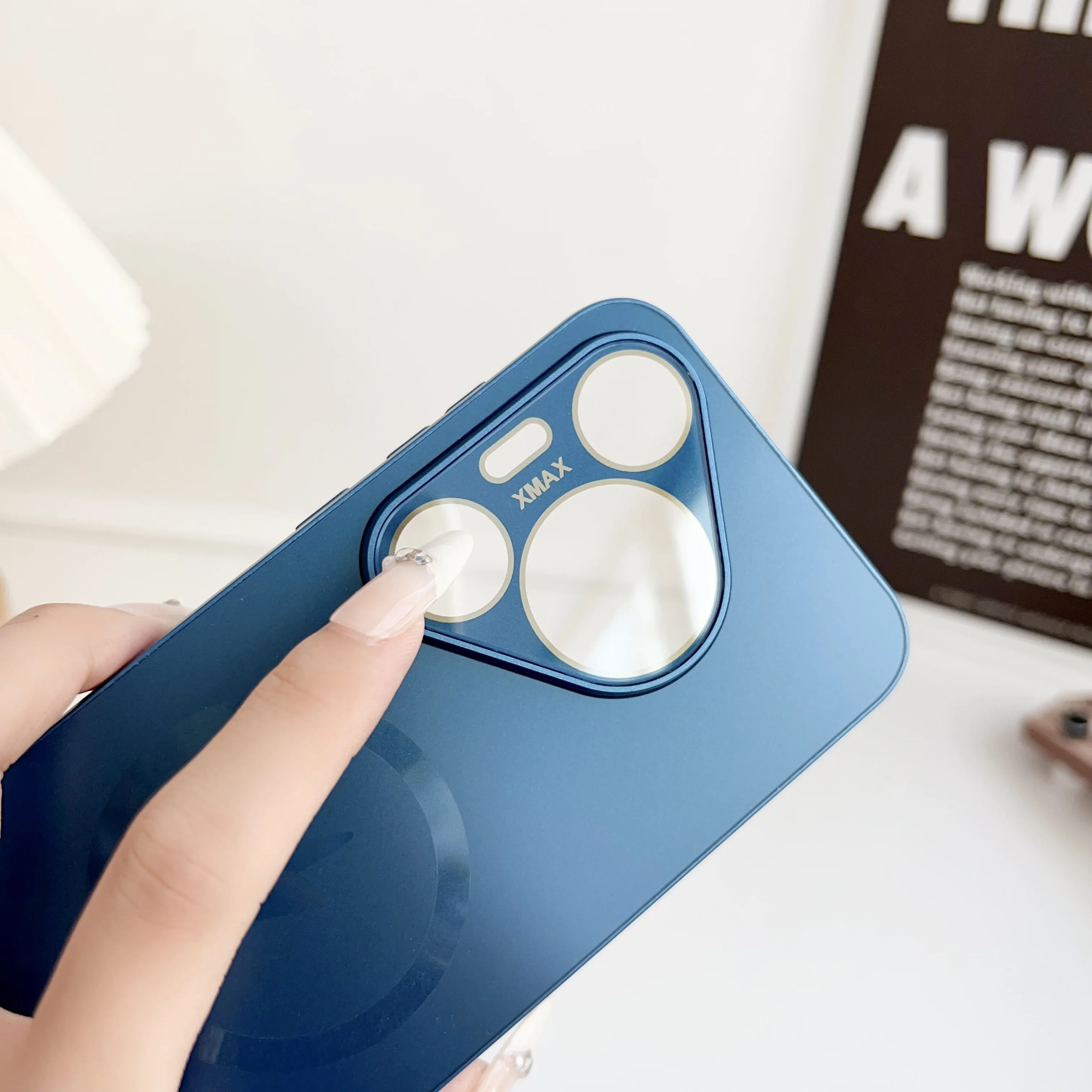 Ультратонкий матовый магнитный чехол AG для Magsafe Huawei Pura 70 Ultra P70 Mate 60 Pro защитное