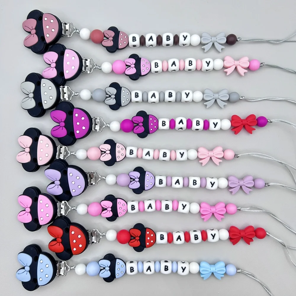 Персонализированная силиконовая подвеска в виде английского алфавита с именем