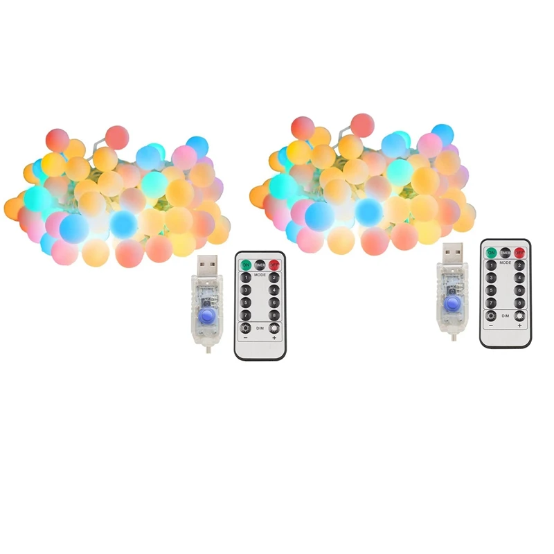 

Globe String Lights Outdoor Waterproof, LED Colorful Globe Lights