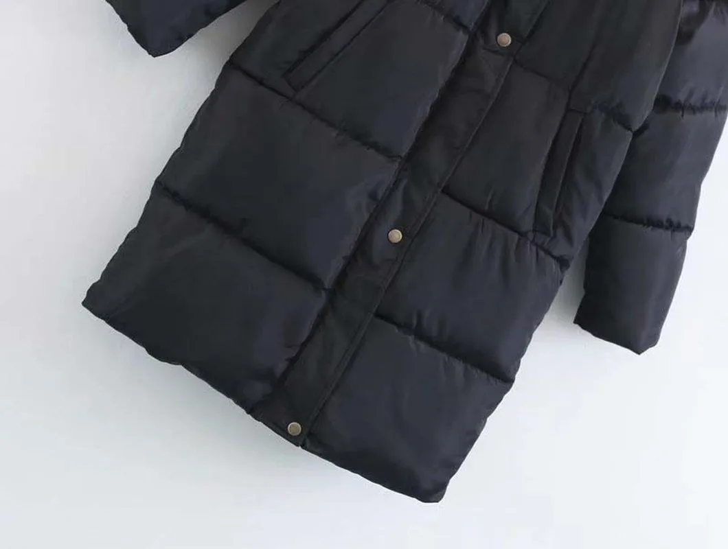 2022 New Autumn And Winter Women's Warmth And Thick Coat Long Down Women's Long Sleeve Women's Hooded Parka Coat Large Size