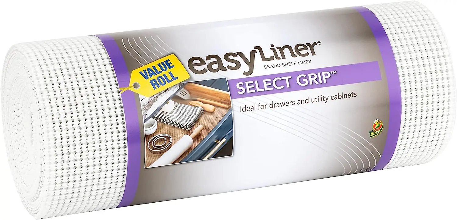 

EasyLiner shelf liner, non-adhesive for drawers and cabinets, 30.5 cm x 7.3 m, white, Model 287844,