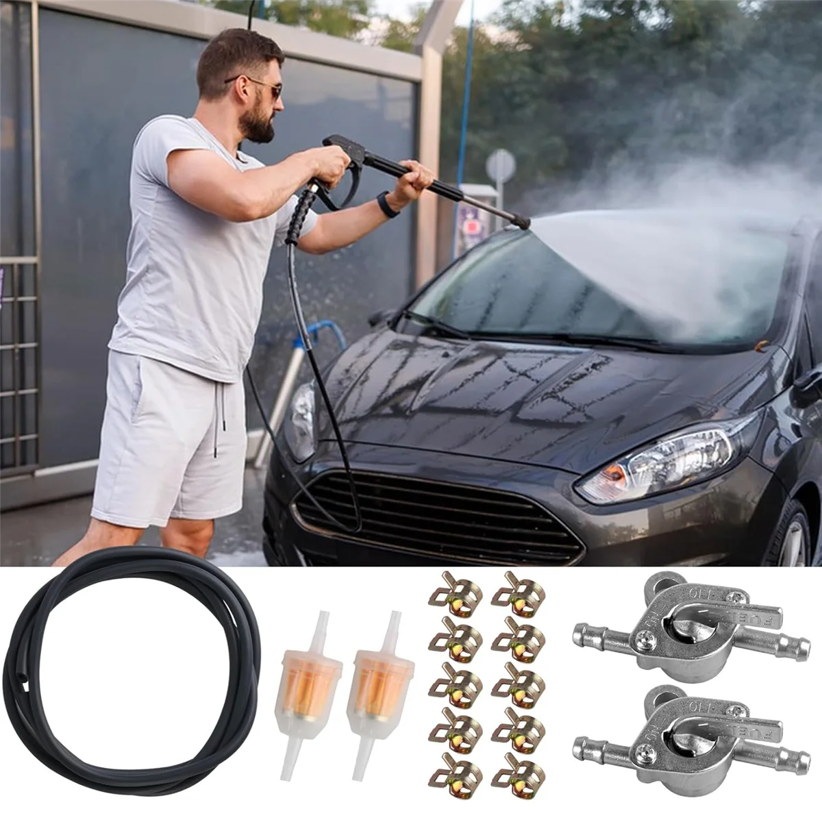 Комплект шлангов топливопровода для небольших двигателей скутеров квадроциклов