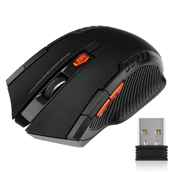 Mouse Gamer USB Receptor 6 Botões Profissional Optical Wireless 1
