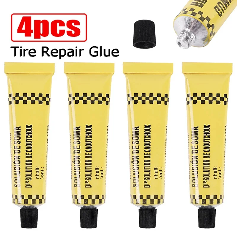 12g Car Motorcycle Bicycle Tire Repairing Glue Inner Tube Puncture Repair Glue Agent Portable Tyre Repair Strong Adhesive Glue
