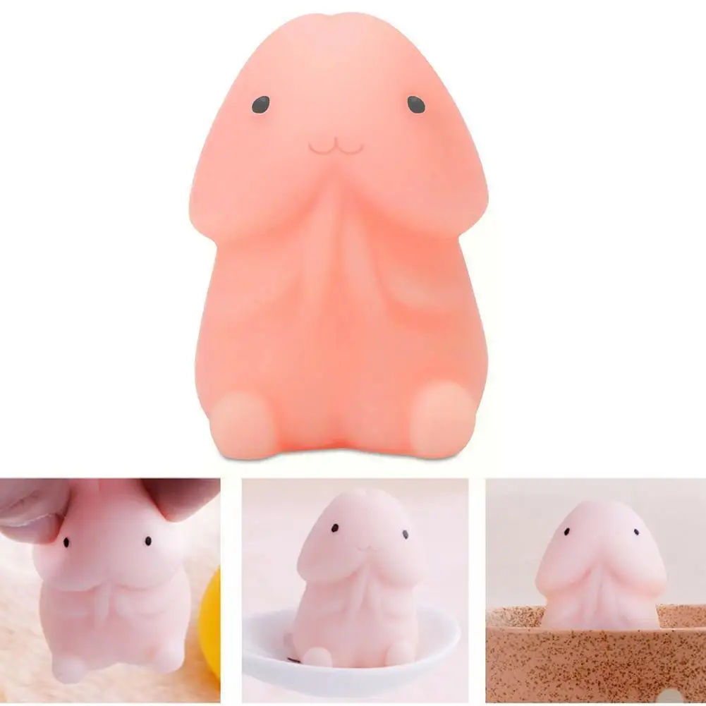 

Funny Mini Squeeze Toy Squishie Dingding Gift Healing Cute Fun Soft Squeeze Toy Joke Interesting For Kids Or Adult Venting Q0l7
