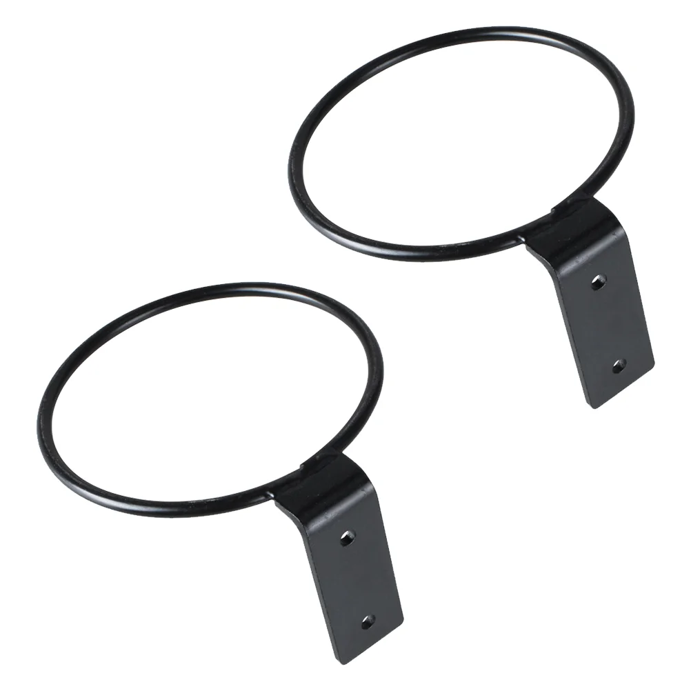 

2pcs Iron Flowerpot Rack Flowerpot Holder Plant Pot Rack Balcony Wall-mounted Rack2