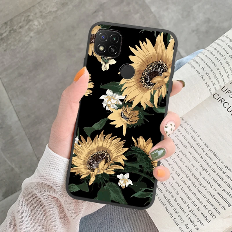 Защитный Мягкий чехол с банановыми листьями для Redmi 9C 9 NFC 9A T телефона Модный