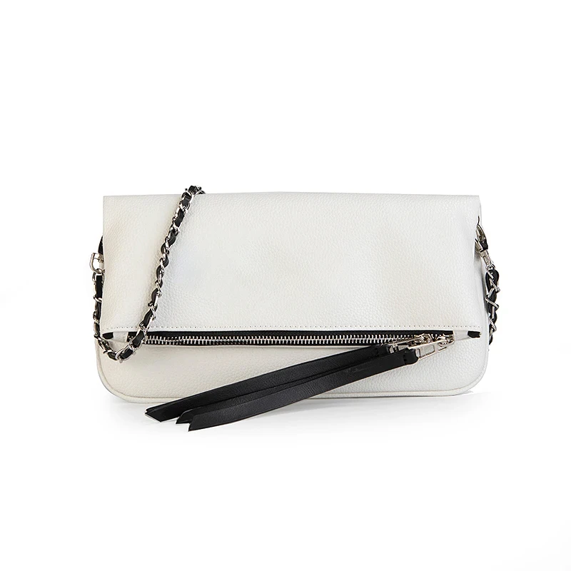 Сумка кросс-боди Женская из ПУ кожи с двумя цепочками