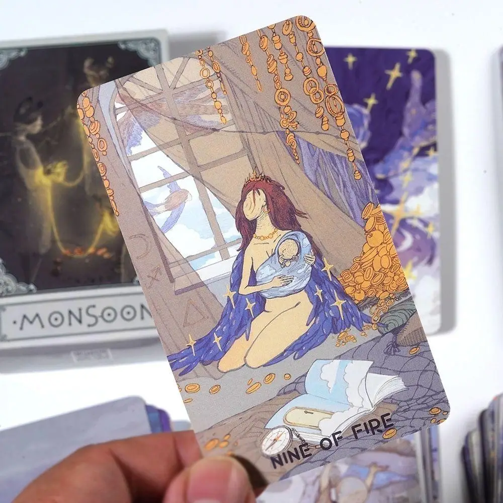 10 3*6 см Monsoon Tarot
