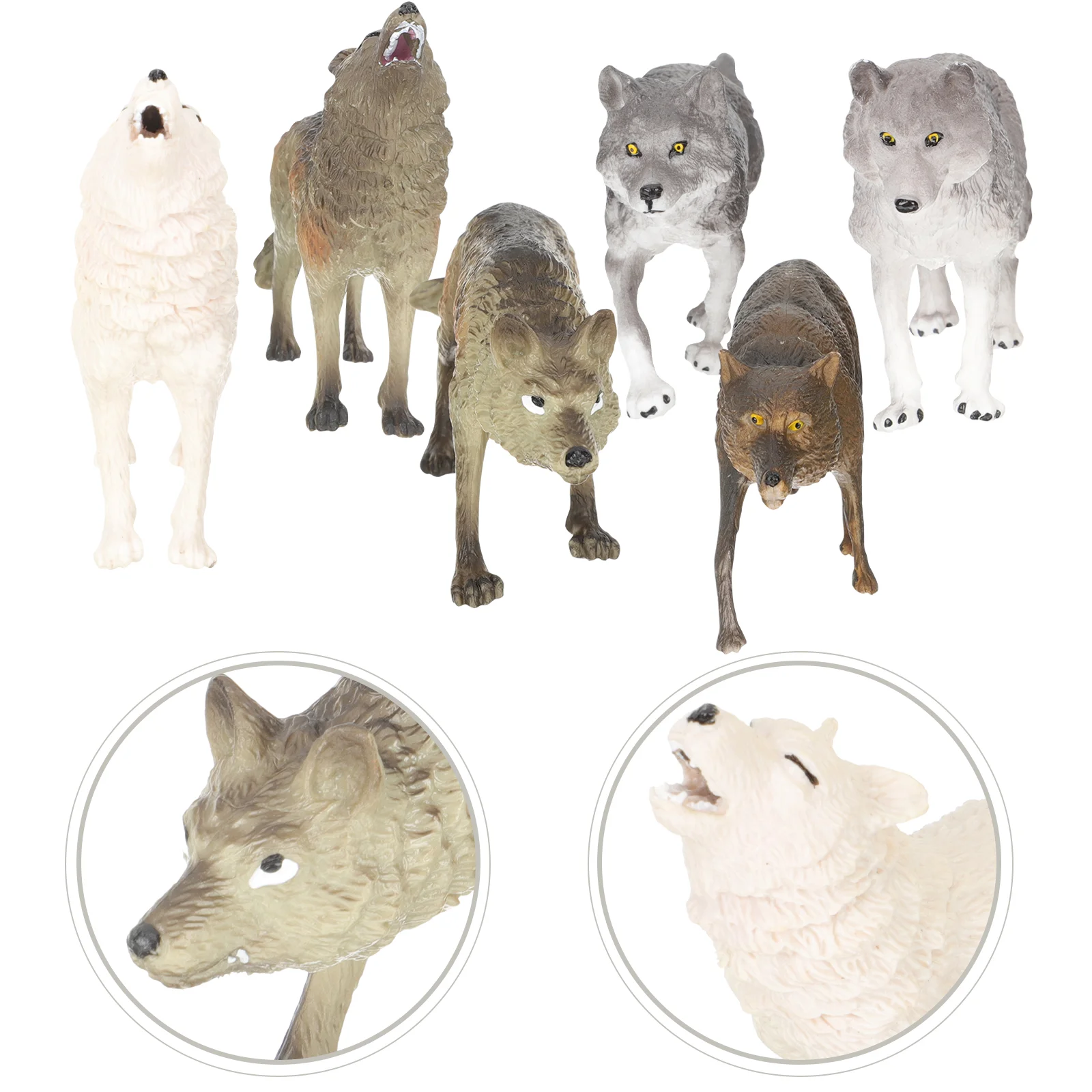 

7Pcs Small Animals Models Kids Educational Toys Animal Shaped Learning Playthings Farm