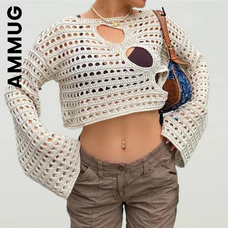 

Ammug New Women Sweater Knitted Girl Casual Leisure Women Sweaters Slim Top Women Popular Pullovers Woman Sweaters Female