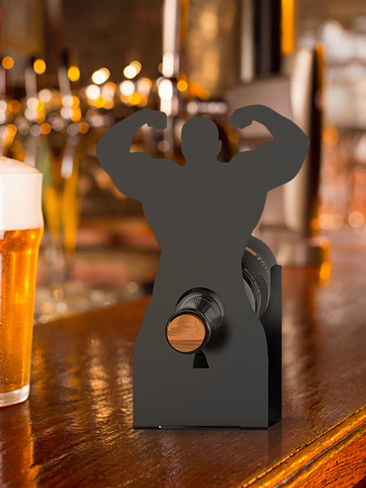 

Wine Bottle Holder Freestanding Wine Rack Tabletop Adult Creative Decorative Vino Accessories Wine Storage For Kitchen Home Bar
