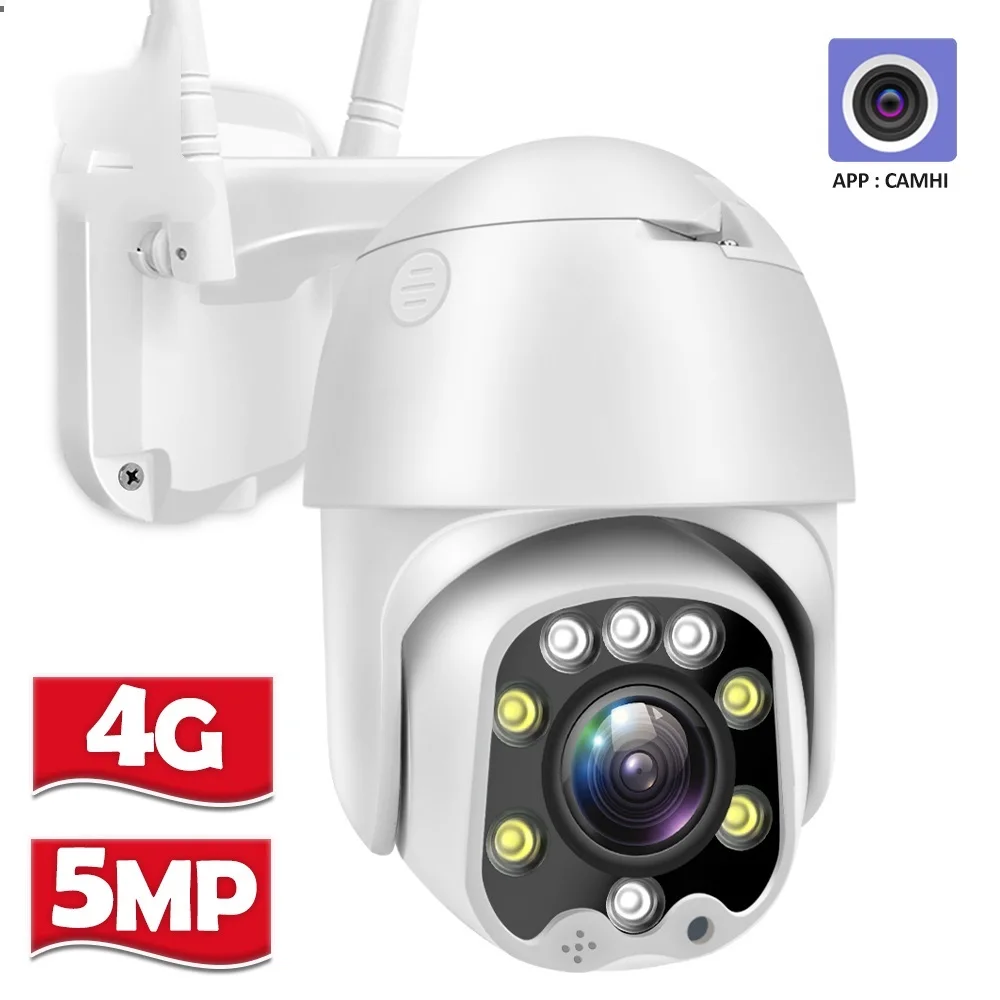 

IP-Камера уличная Беспроводная с 5-кратным оптическим зумом, 5 Мп, HD, Wi-Fi, PTZ, P2P