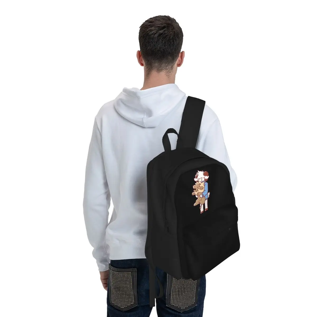 Jschlatt Merch Лев Женский рюкзак модная детская школьная сумка компьютерный для