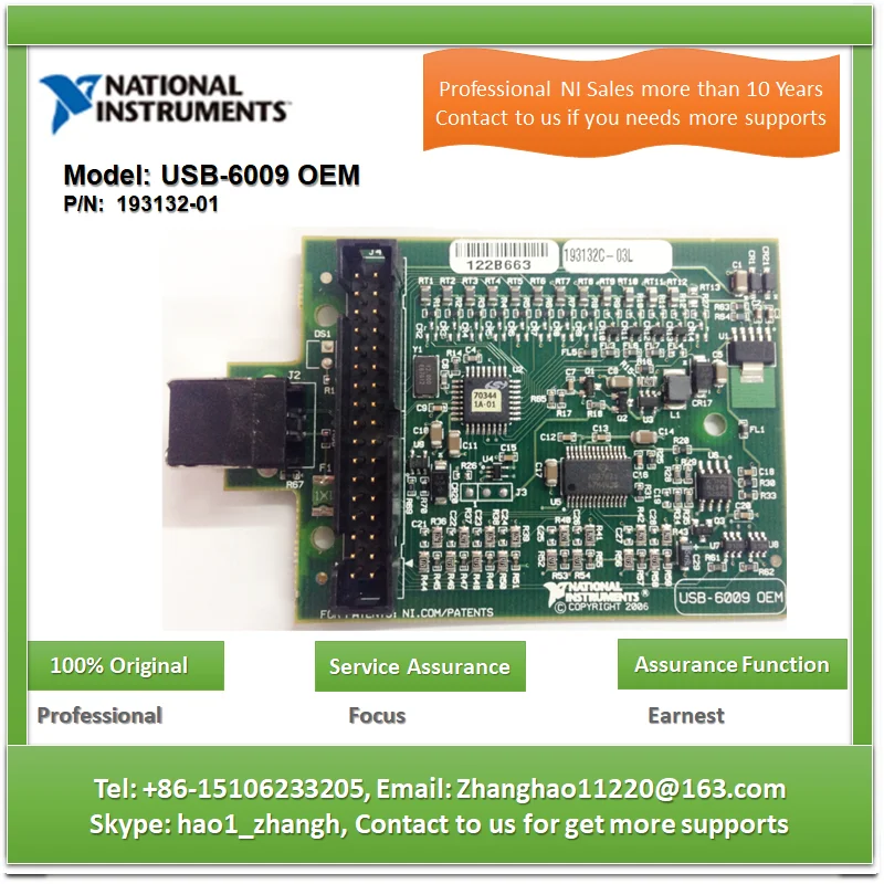 

NI USB-6009 OEM DAQ Board Only (No Enclosure)