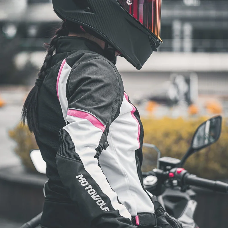Женский мотоциклетный костюм для верховой езды дышащий сетчатый съемный