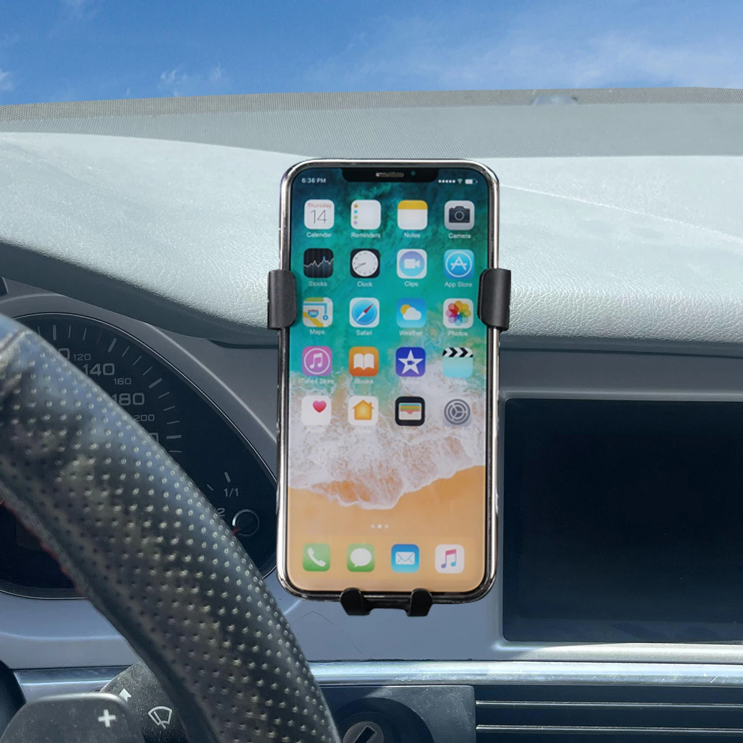 

Car Phone Holder Fit for Audi A6 2005-2011 Dashboard Mount Bracket Mobile Phone Stand Cellphone Clips