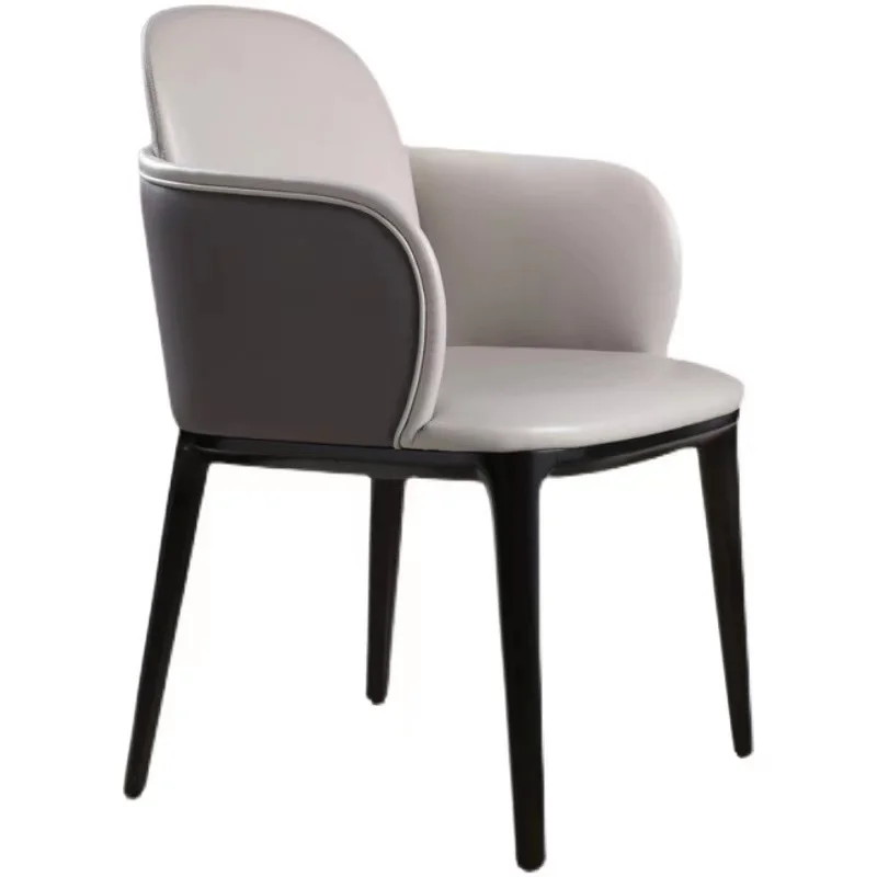 

Luxury Lounge Dining Chairs Nordic Balcony Armrest Comfortable Office Dining Chairs Wood Modern Silla Bedroom Furniture GXR45XP