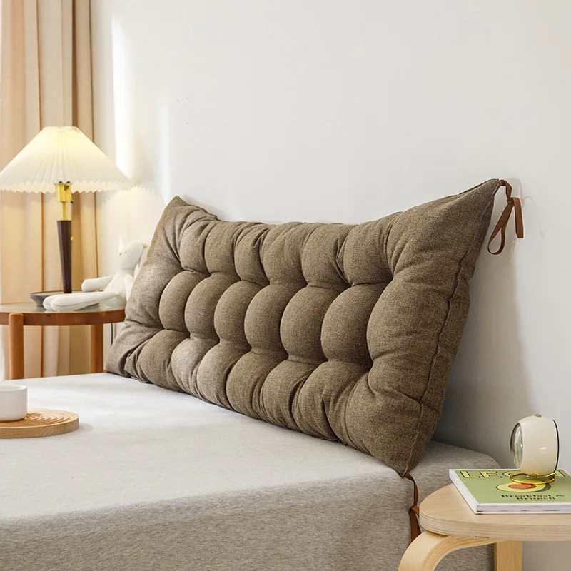 

Простая Съемная подушка для кровати, Подушка для сна, подушка для поясницы, моющиеся двойные подушки, многофункциональные татами для кровати, мягкий мешок