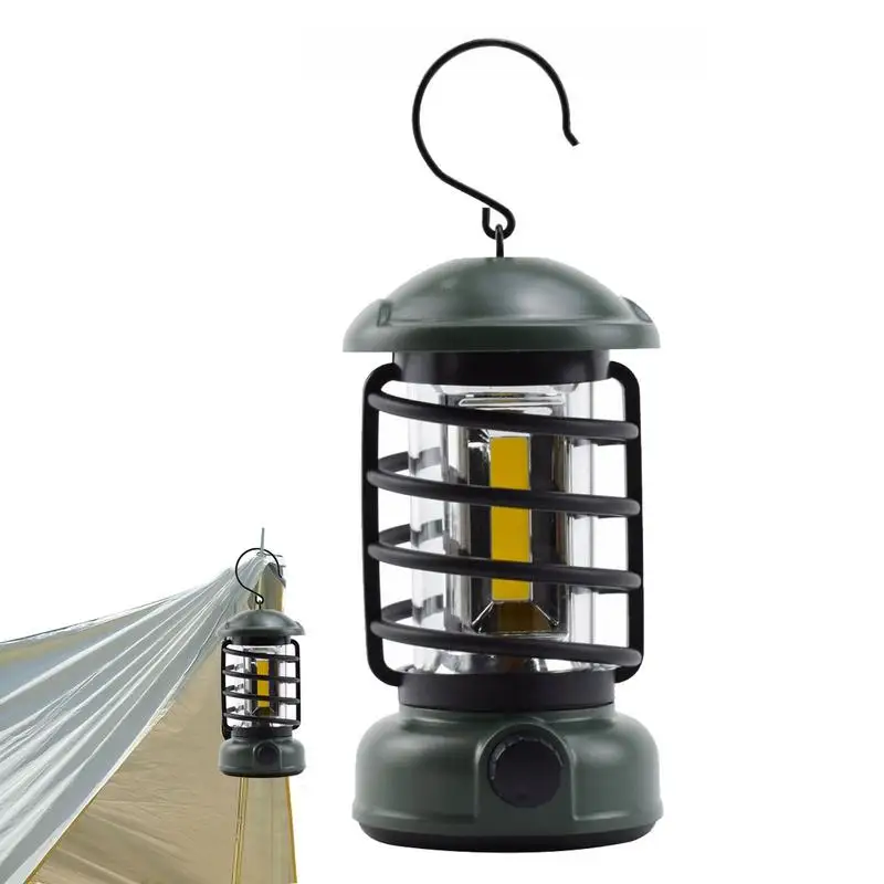 

Светодиодный фонарь для кемпинга 400 люмен, портативный водонепроницаемый светильник в стиле ретро, портативный светильник для кемпинга и п...