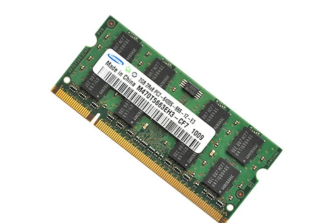 

2G 2RX8 PC2-6400S-666-12-E3 M470T5663EH3-CF7 notebook memory