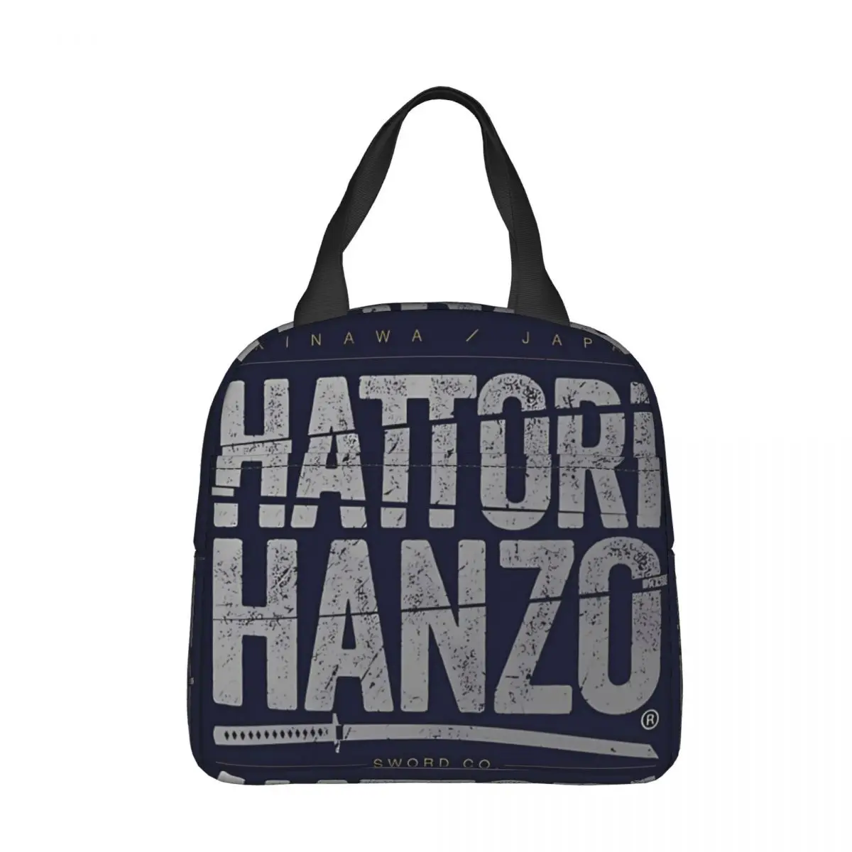 

HATTORI HANZO Sword Co Portable Lunch Bag Movie Kill Bill Ice Cooler Pack Insulation Picnic Food Storage Bags