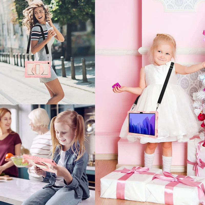 Для Samsung Tab A7 T500/T505 10 4-дюймовый защитный чехол с 360° ° Защитная крышка вращающегося